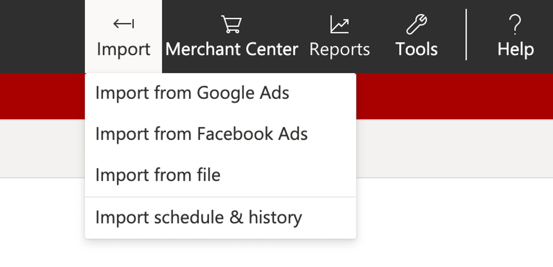 import from google ads to microsoft ads