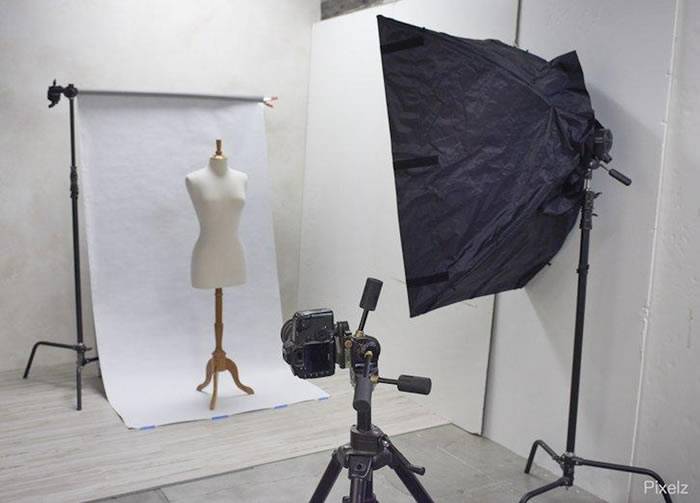 clothing photography studio