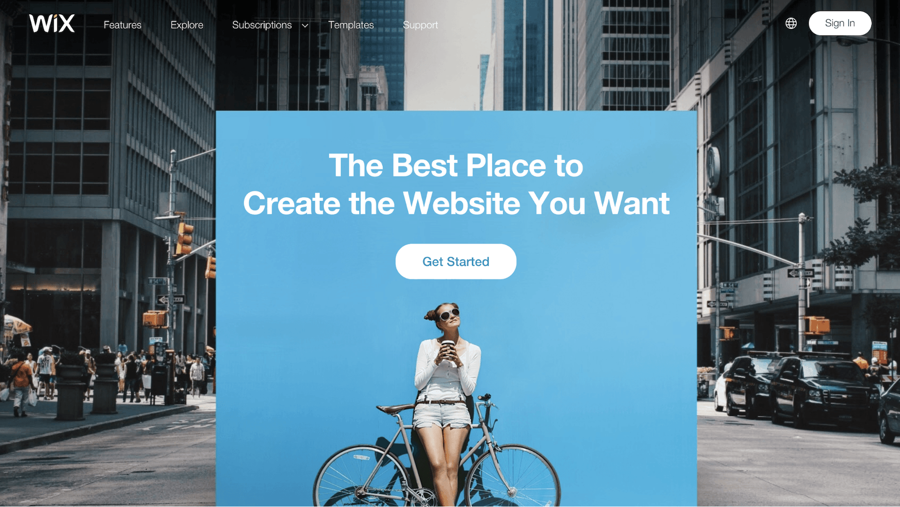 Create a Website WiX